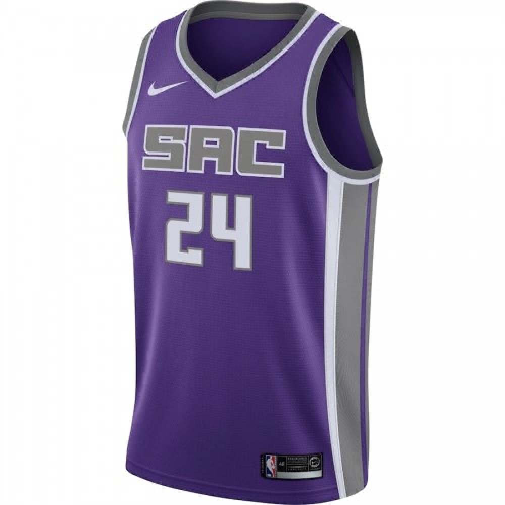 Men's Sacramento Kings Buddy Hield #24 Purple Swingman Jersey - Icon Edition-Pro Kit Vault | Brand New 26/27 Sports Jerseys